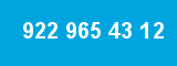 922 965 43 12